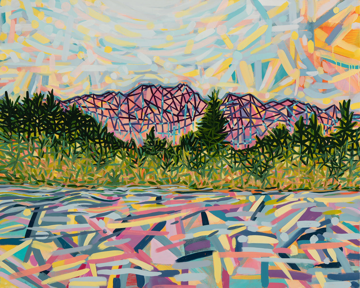 Happy Hour at the Little Blackwood Print