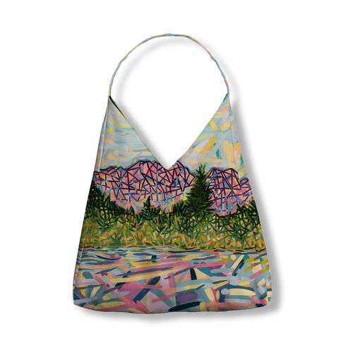 Happy Hour at the Little Blackwood Crescent Shoulder Bag