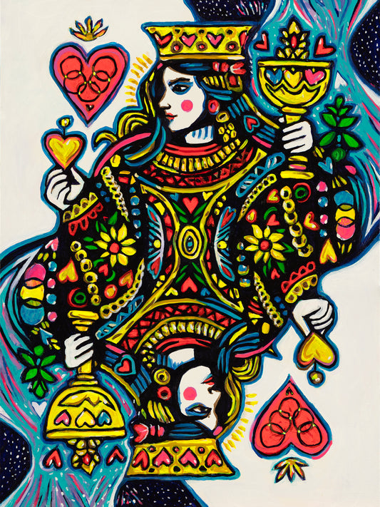 Queen of Hearts Print