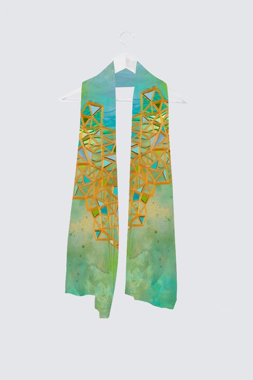 LLM Bay Area Landscape II Scarf