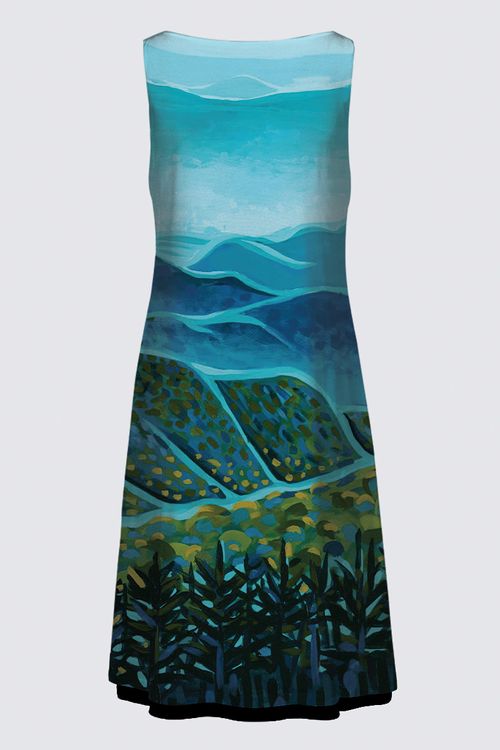 Tangled up in Blue Reversible Dress