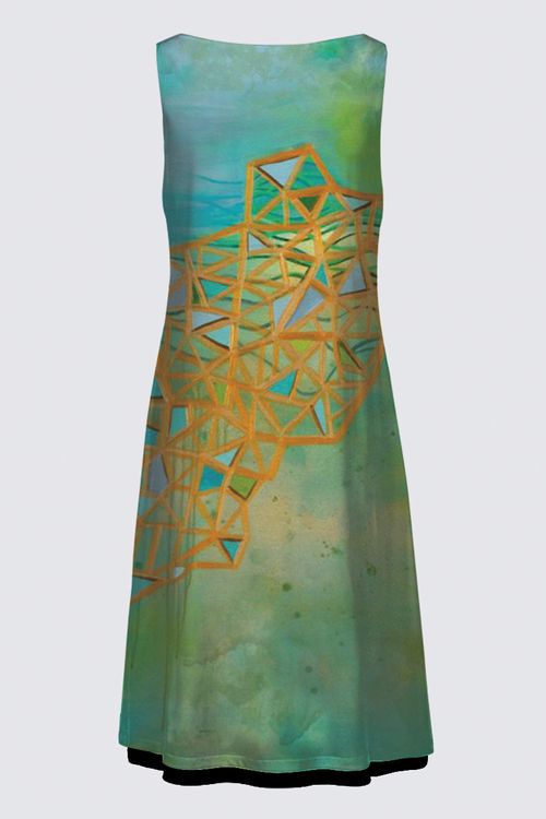 LLM Bay Area Landscape II Reversible Dress