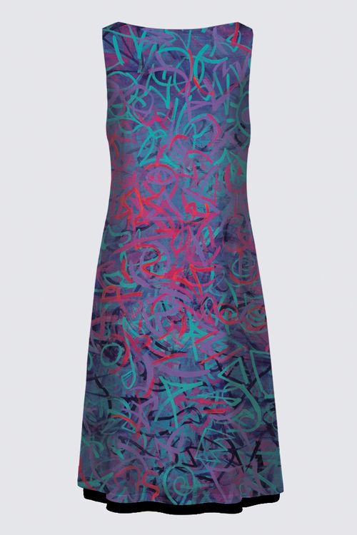 Metaphysical Graffiti Reversible Dress