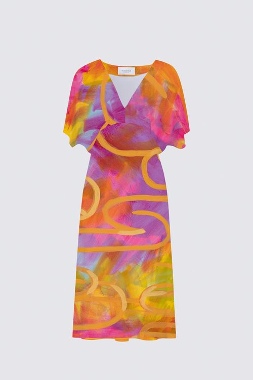 The Reservoir V-Neck Flutter Dress