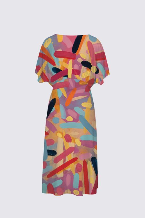 Color Study for the Little Blackwood V-Neck Flutter Dress