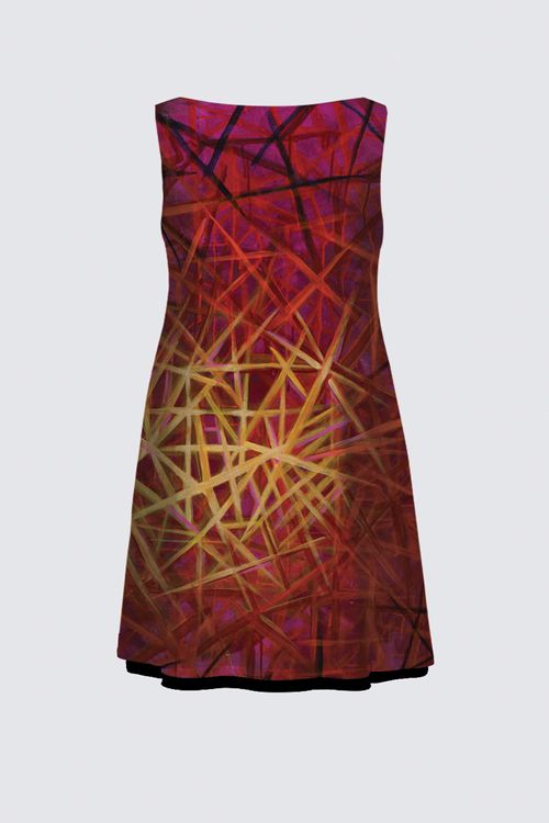 Mackenzie's Painting Reversible Plus Dress