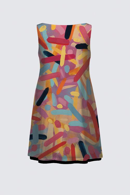Color Study for the Little Blackwood Reversible Plus Dress