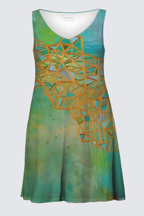 LLM Bay Area Landscape II Sunday Plus Dress