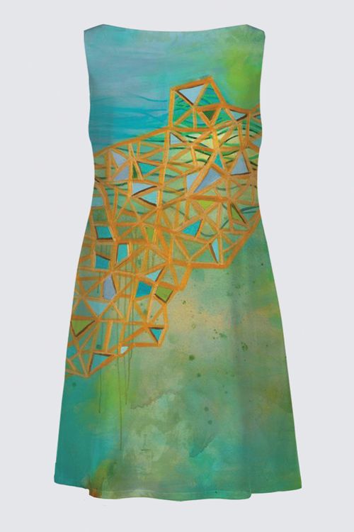 LLM Bay Area Landscape II Sunday Plus Dress