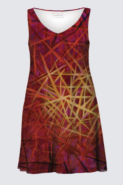 Mackenzie's Painting Sunday Plus Dress