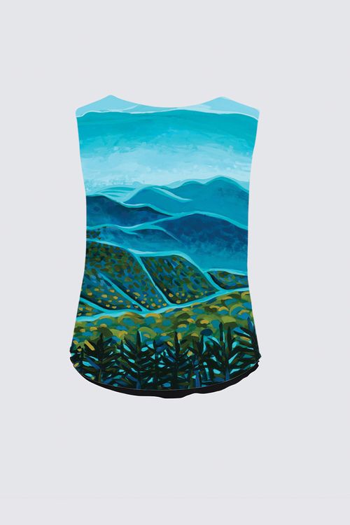 Tangled up in Blue Reversible Plus Tank