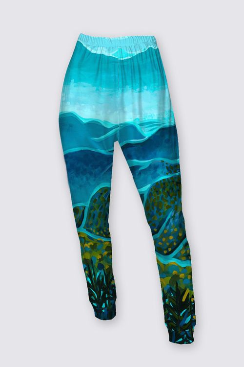 Tangled up in Blue Soft Brushed Joggers