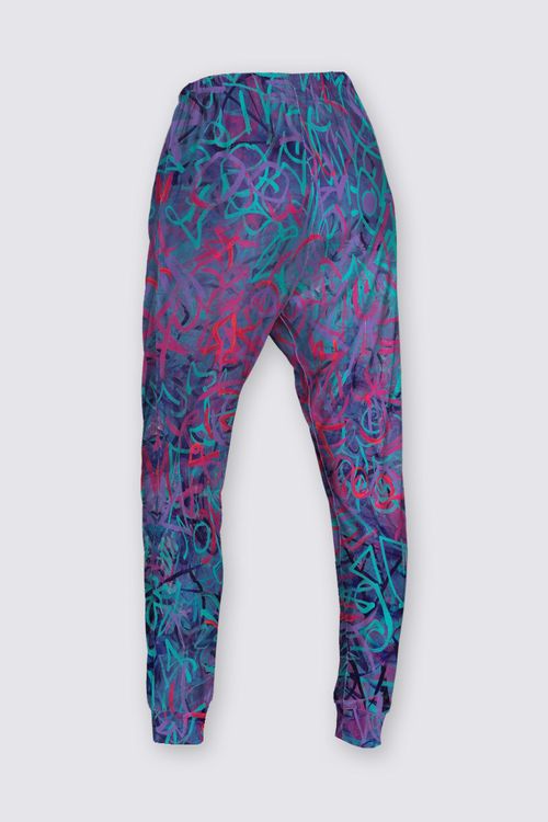 Metaphysical Graffiti Soft Brushed Joggers